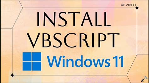 vbscript windows 11.